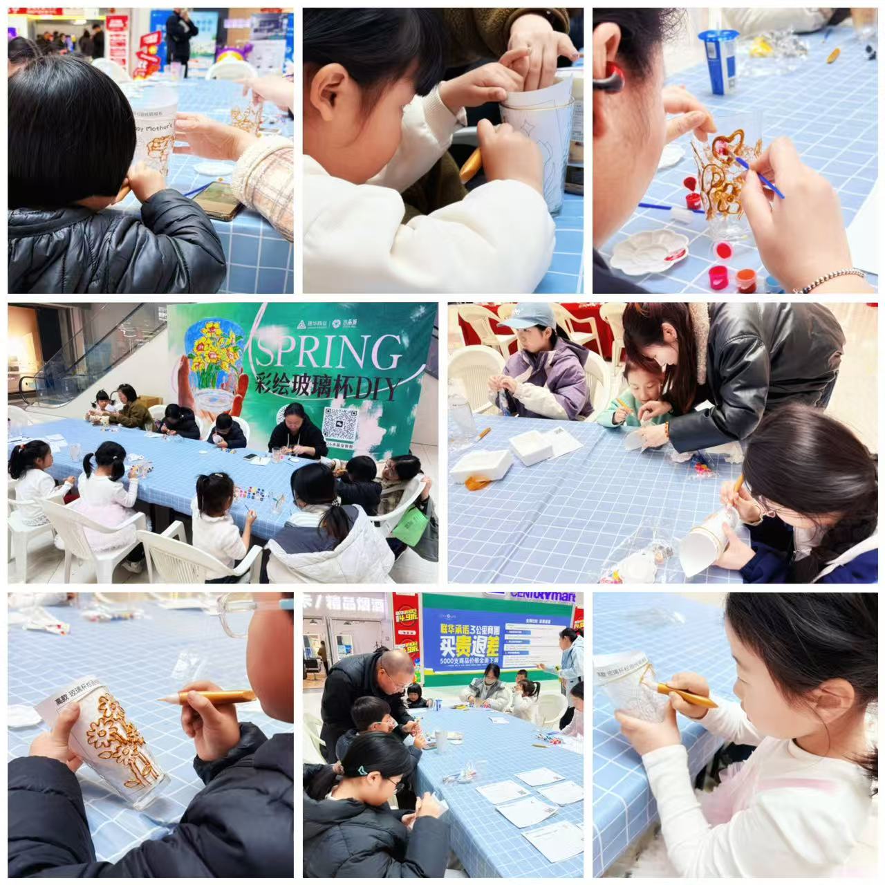 春日绘新意，杯间藏春光 ——水晶城彩绘玻璃杯 DIY 活动圆满落幕